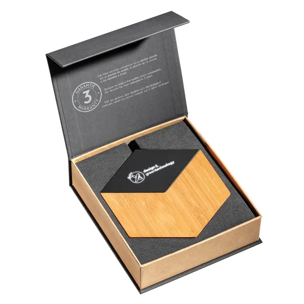 SCX Innovative Design™ Bamboo 10W Hexa Wireless Charger - SCX Innovative Design™ Bamboo 10W Hexa Wireless Charger - Image 5 of 7