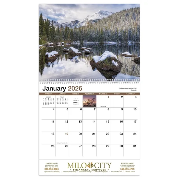 Products Scenic America® Appointment Calendar - Spiral - Products Scenic America® Appointment Calendar - Spiral - Image 4 of 31