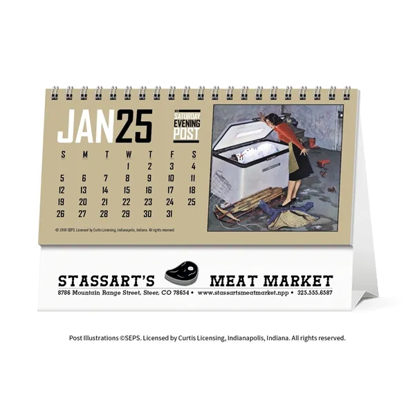 Triumph® Calendars The Saturday Evening Post Desk Calendar - Triumph® Calendars The Saturday Evening Post Desk Calendar - Image 2 of 26
