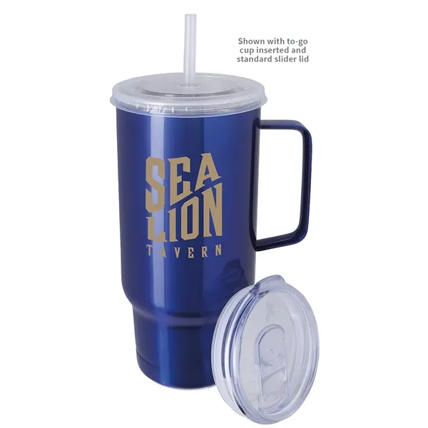 Koozie® Handle Tumbler - 30 oz - Koozie® Handle Tumbler - 30 oz - Image 4 of 19