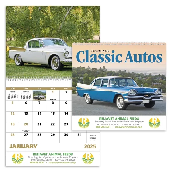 Good Value™ Classic Autos - Spiral Calendar