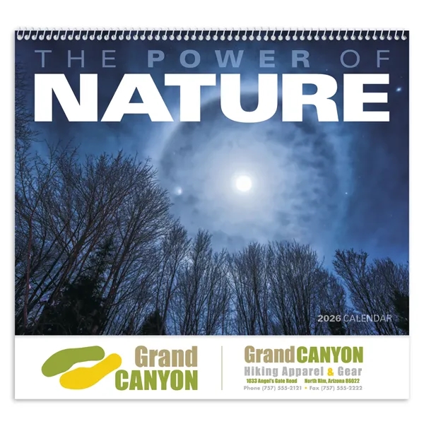 Good Value™ The Power of Nature - Spiral Calendar