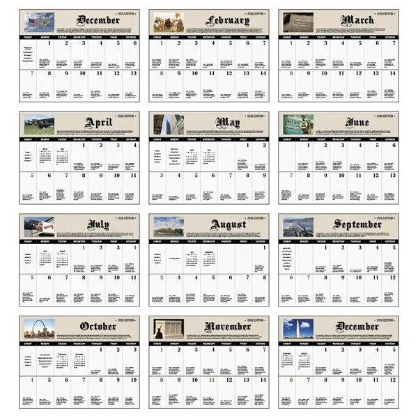 Good Value™ Daily History - Stapled Calendar - Good Value™ Daily History - Stapled Calendar - Image 3 of 31