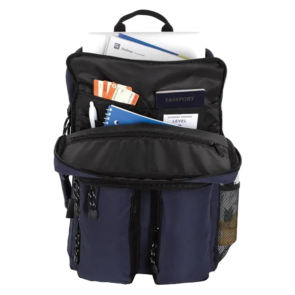 Atchison® RPET Ripstop Briefcase Backpack - Atchison® RPET Ripstop Briefcase Backpack - Image 2 of 3