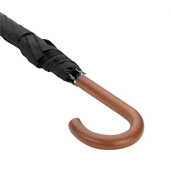 Shed Rain™ 48" Wood-Handled Auto-Open Stick Umbrella - Shed Rain™ 48" Wood-Handled Auto-Open Stick Umbrella - Image 7 of 9