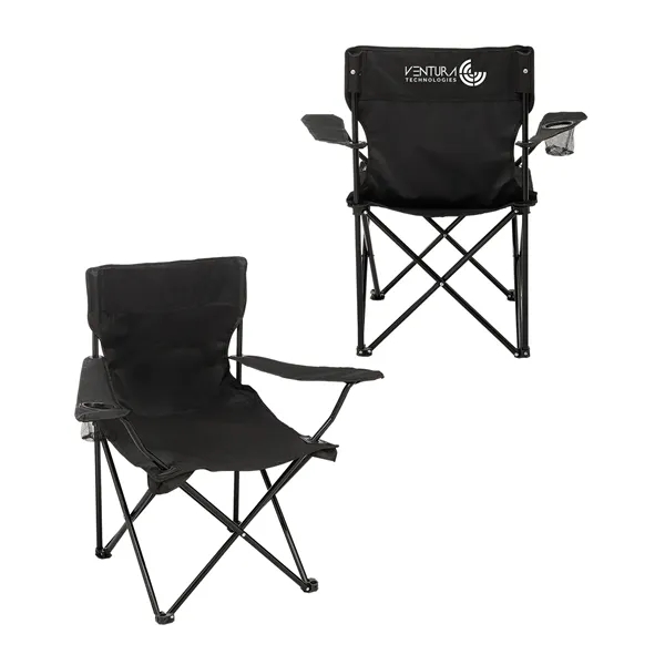 Folding Captains Camping Chair - Folding Captains Camping Chair - Image 1 of 13
