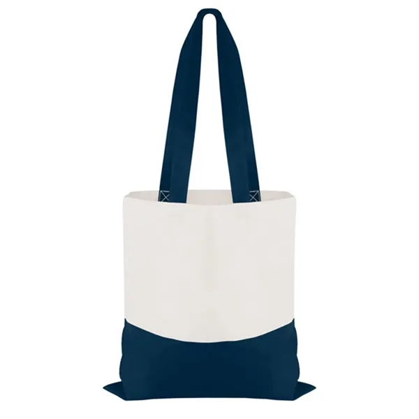 Good Value™ Cotton Colored Accent Flat Tote - Good Value™ Cotton Colored Accent Flat Tote - Image 4 of 17