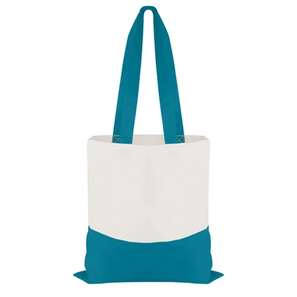 Good Value™ Cotton Colored Accent Flat Tote - Good Value™ Cotton Colored Accent Flat Tote - Image 5 of 17