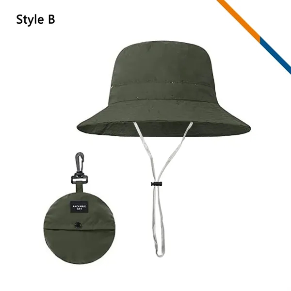 PeakBrim Foldable Hiking Bucket Hat With String - PeakBrim Foldable Hiking Bucket Hat With String - Image 5 of 20