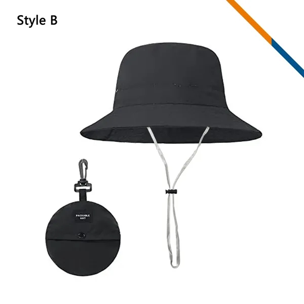 PeakBrim Foldable Hiking Bucket Hat With String - PeakBrim Foldable Hiking Bucket Hat With String - Image 8 of 20