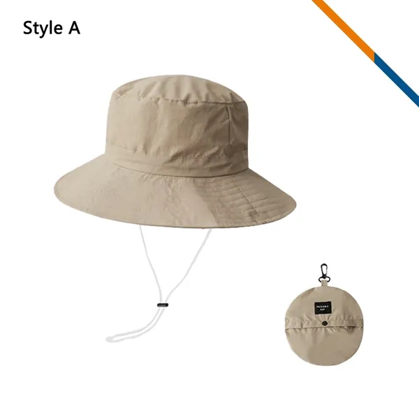 PeakBrim Foldable Hiking Bucket Hat With String - PeakBrim Foldable Hiking Bucket Hat With String - Image 11 of 20