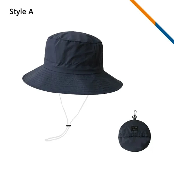 PeakBrim Foldable Hiking Bucket Hat With String - PeakBrim Foldable Hiking Bucket Hat With String - Image 16 of 20