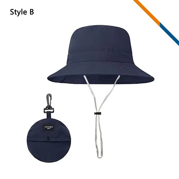 PeakBrim Foldable Hiking Bucket Hat With String - PeakBrim Foldable Hiking Bucket Hat With String - Image 17 of 20