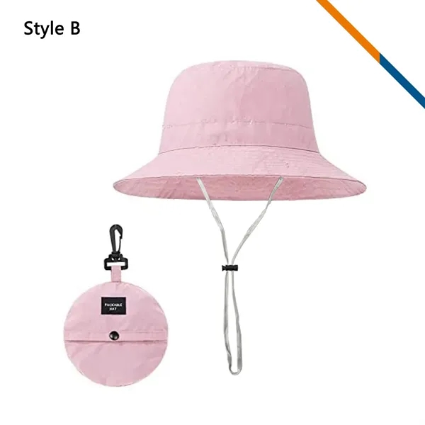 PeakBrim Foldable Hiking Bucket Hat With String - PeakBrim Foldable Hiking Bucket Hat With String - Image 18 of 20