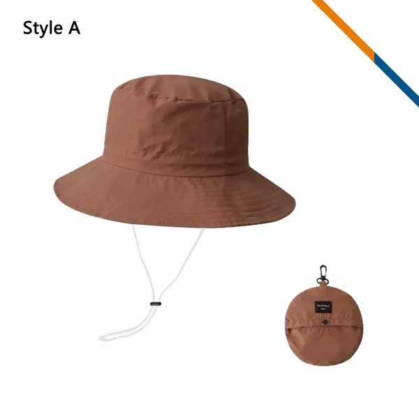 PeakBrim Foldable Hiking Bucket Hat With String - PeakBrim Foldable Hiking Bucket Hat With String - Image 19 of 20