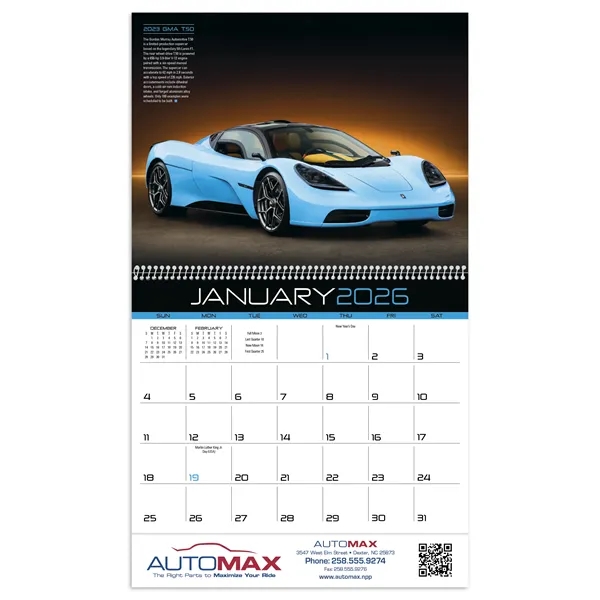 Triumph® Calendars Exotic Cars Calendar - Triumph® Calendars Exotic Cars Calendar - Image 1 of 12