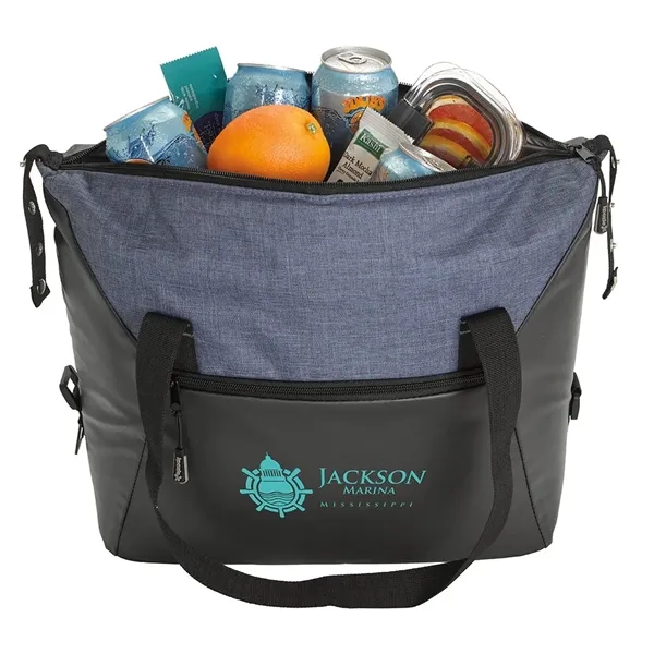 Koozie® Empire Recycled PVB Cooler Tote - Koozie® Empire Recycled PVB Cooler Tote - Image 2 of 15