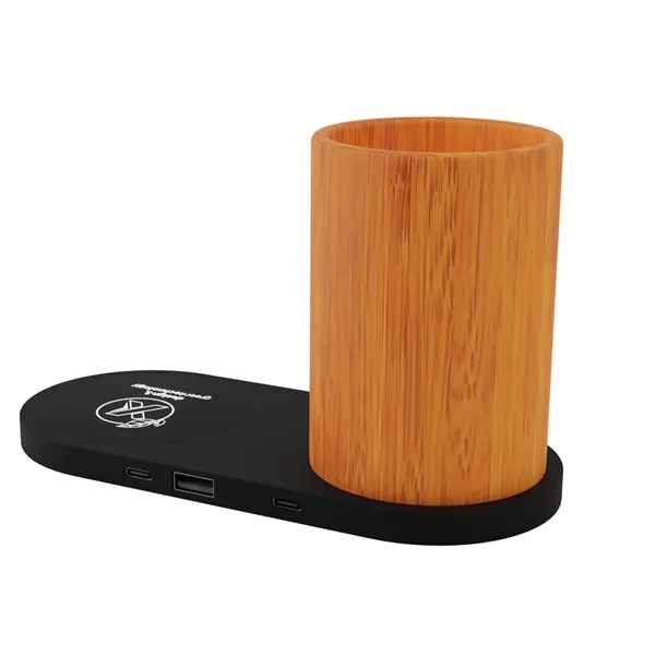 SCX Innovative Design™ Desk Organizer with 10W Charging Base - SCX Innovative Design™ Desk Organizer with 10W Charging Base - Image 10 of 16