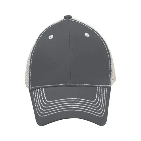 Heavy Stitch Cap With Mesh - Heavy Stitch Cap With Mesh - Image 0 of 4