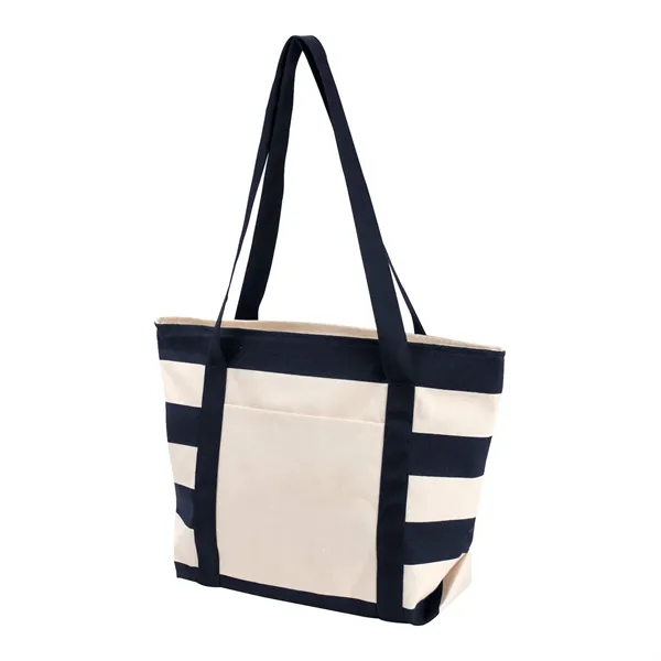 Striped Accent Boat Bag - Striped Accent Boat Bag - Image 3 of 6