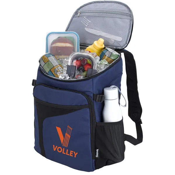 Koozie® Boho RPET Cooler Backpack - Koozie® Boho RPET Cooler Backpack - Image 0 of 4