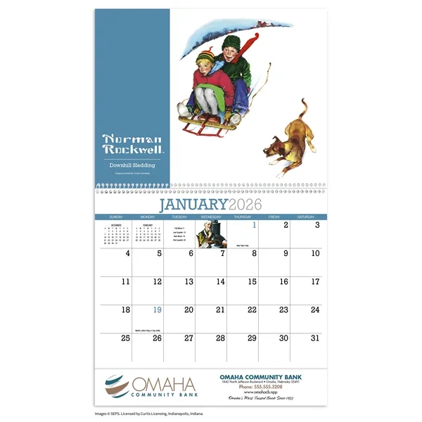 Products Norman Rockwell Appointment Calendar - Spiral - Products Norman Rockwell Appointment Calendar - Spiral - Image 2 of 42