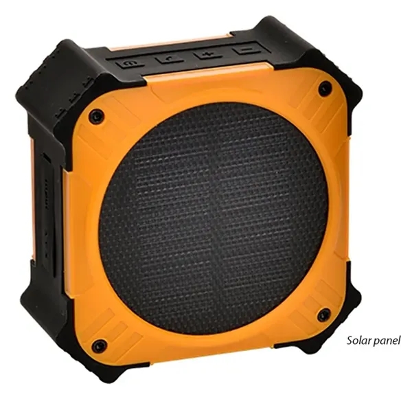 5W Solar Waterproof Bluetooth® Speaker - 5W Solar Waterproof Bluetooth® Speaker - Image 11 of 14