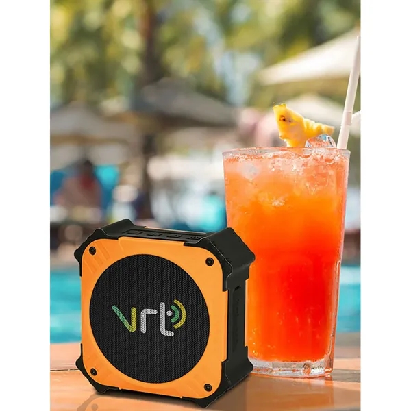 5W Solar Waterproof Bluetooth® Speaker - 5W Solar Waterproof Bluetooth® Speaker - Image 12 of 14