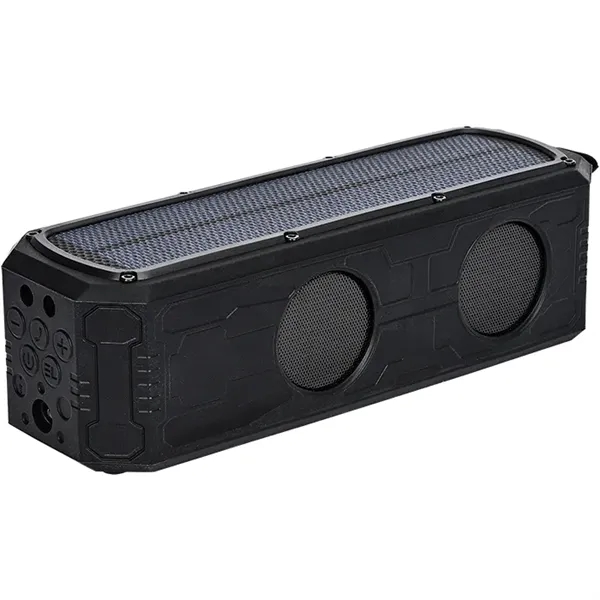9W Solar Waterproof Bluetooth® Speaker/Power Bank - 9W Solar Waterproof Bluetooth® Speaker/Power Bank - Image 4 of 6