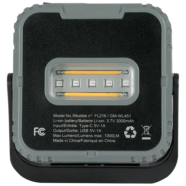 Rechargeable 10W COB/LED Trio Ready Worklight