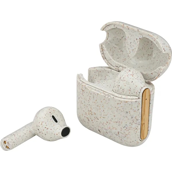 EarthTrendz™ Wheat Straw & Bamboo Earbuds & Case - EarthTrendz™ Wheat Straw & Bamboo Earbuds & Case - Image 2 of 14