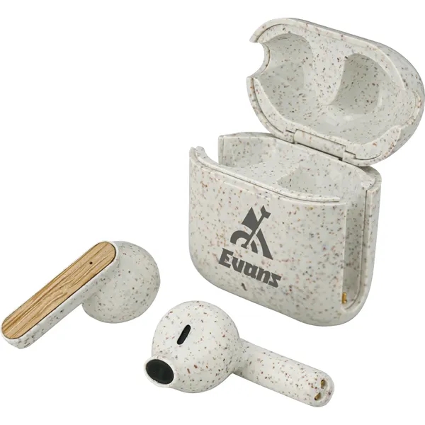 EarthTrendz™ Wheat Straw & Bamboo Earbuds & Case - EarthTrendz™ Wheat Straw & Bamboo Earbuds & Case - Image 8 of 14