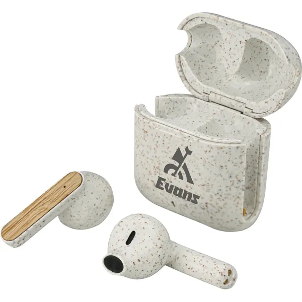 EarthTrendz™ Wheat Straw & Bamboo Earbuds & Case - EarthTrendz™ Wheat Straw & Bamboo Earbuds & Case - Image 13 of 14