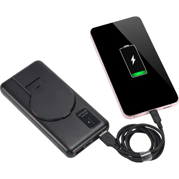 Wireless Power Bank with Stand - 8,000 mAh - Wireless Power Bank with Stand - 8,000 mAh - Image 6 of 24