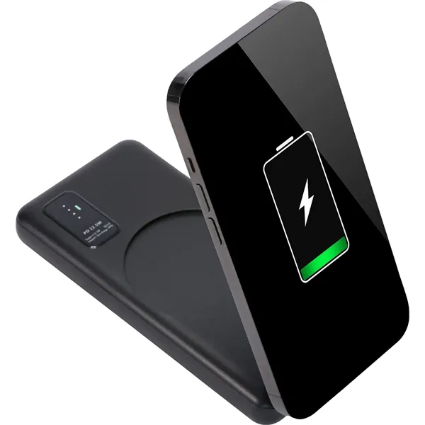 Wireless Power Bank with Stand - 8,000 mAh - Wireless Power Bank with Stand - 8,000 mAh - Image 12 of 24