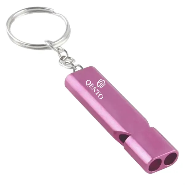 Stainless Steel Double Barrel Lifesaving Whistle - Stainless Steel Double Barrel Lifesaving Whistle - Image 4 of 7