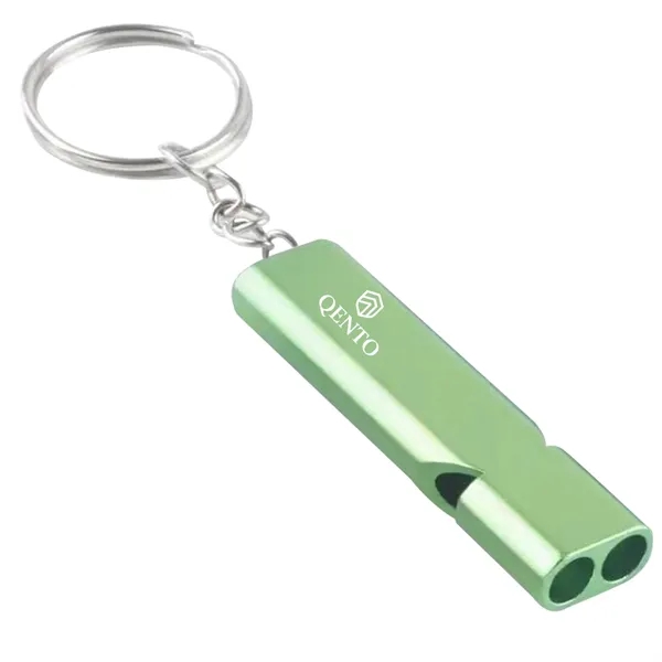 Stainless Steel Double Barrel Lifesaving Whistle - Stainless Steel Double Barrel Lifesaving Whistle - Image 5 of 7
