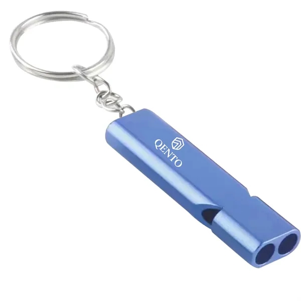Stainless Steel Double Barrel Lifesaving Whistle - Stainless Steel Double Barrel Lifesaving Whistle - Image 6 of 7
