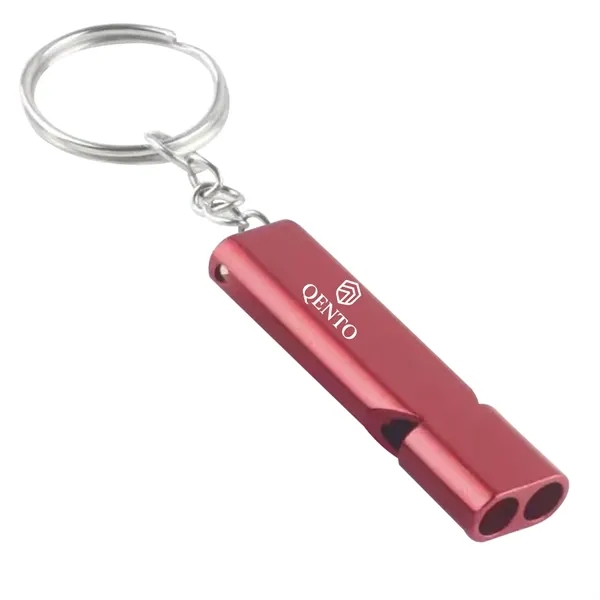 Stainless Steel Double Barrel Lifesaving Whistle - Stainless Steel Double Barrel Lifesaving Whistle - Image 7 of 7