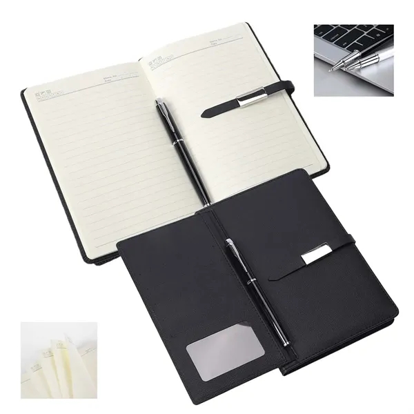 Executive gift set A5 notebook insulated thermos and pen - Executive gift set A5 notebook insulated thermos and pen - Image 2 of 4