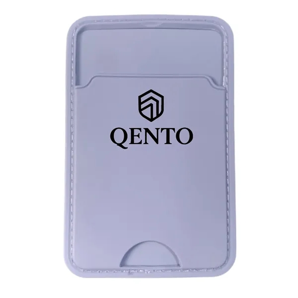 Silicone Phone Wallet with Adhesive Back and Single Pocket - Silicone Phone Wallet with Adhesive Back and Single Pocket - Image 2 of 9