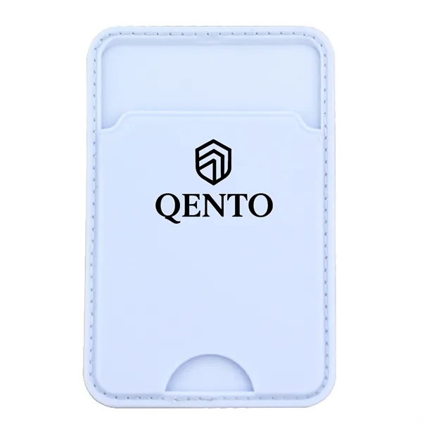 Silicone Phone Wallet with Adhesive Back and Single Pocket - Silicone Phone Wallet with Adhesive Back and Single Pocket - Image 3 of 9