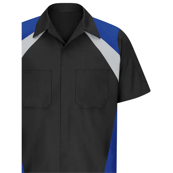 Red Kap Shirts - Men's Short Sleeve Tri-Color Shop Shirt - Red Kap Shirts - Men's Short Sleeve Tri-Color Shop Shirt - Image 7 of 7