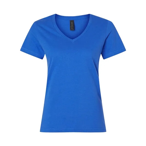 Gildan Women's Softstyle® V-Neck T-Shirt - Gildan Women's Softstyle® V-Neck T-Shirt - Image 16 of 23