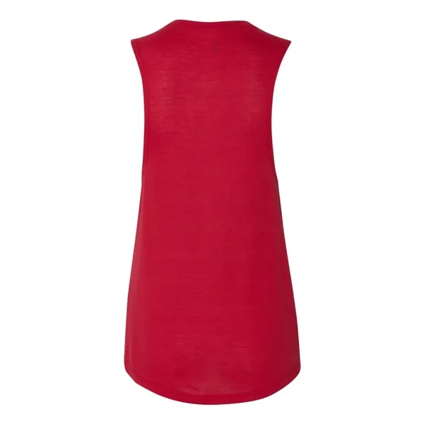 BELLA + CANVAS Women's Flowy Scoop Muscle Tank - BELLA + CANVAS Women's Flowy Scoop Muscle Tank - Image 15 of 20