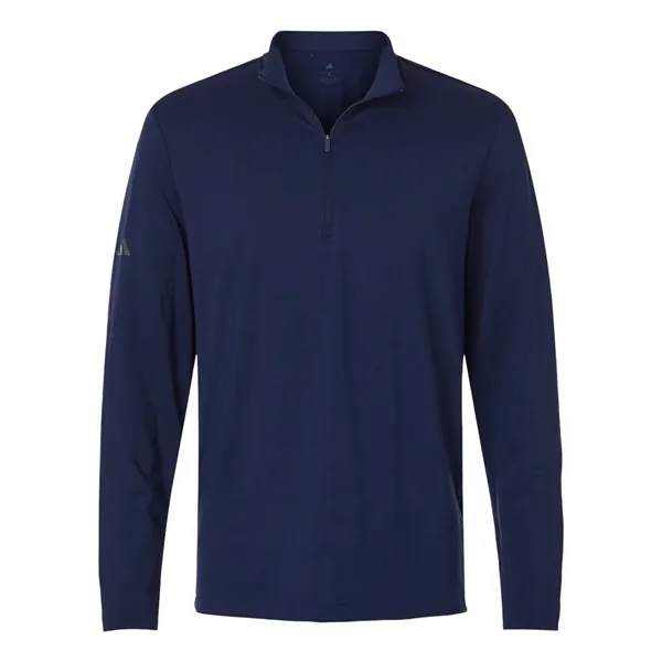 Adidas Men's Textured Stripe Quarter-Zip Pullover - Adidas Men's Textured Stripe Quarter-Zip Pullover - Image 2 of 6