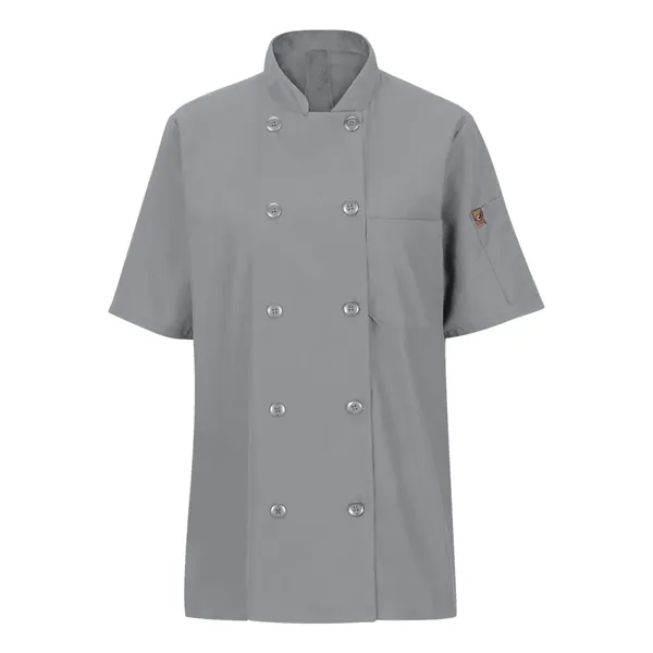 Chef Designs Women's Mimix™ Short Sleeve Chef Coat with O...