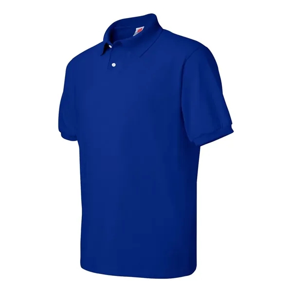 Hanes Men's EcoSmart® Jersey Polo - Hanes Men's EcoSmart® Jersey Polo - Image 21 of 48