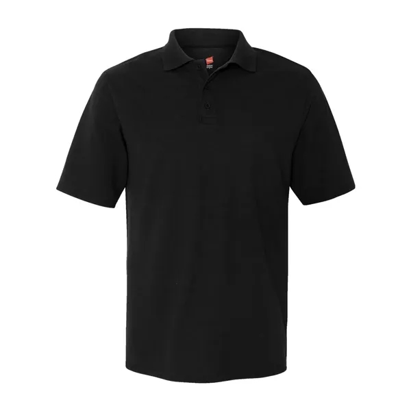 Hanes Men's Pique Polo - Hanes Men's Pique Polo - Image 1 of 14