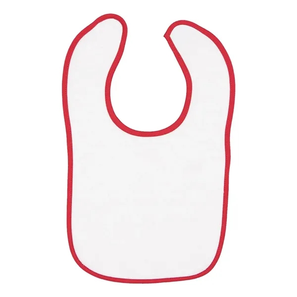 Rabbit Skins Infant Contrast Trim Terry Bib - Rabbit Skins Infant Contrast Trim Terry Bib - Image 9 of 11
